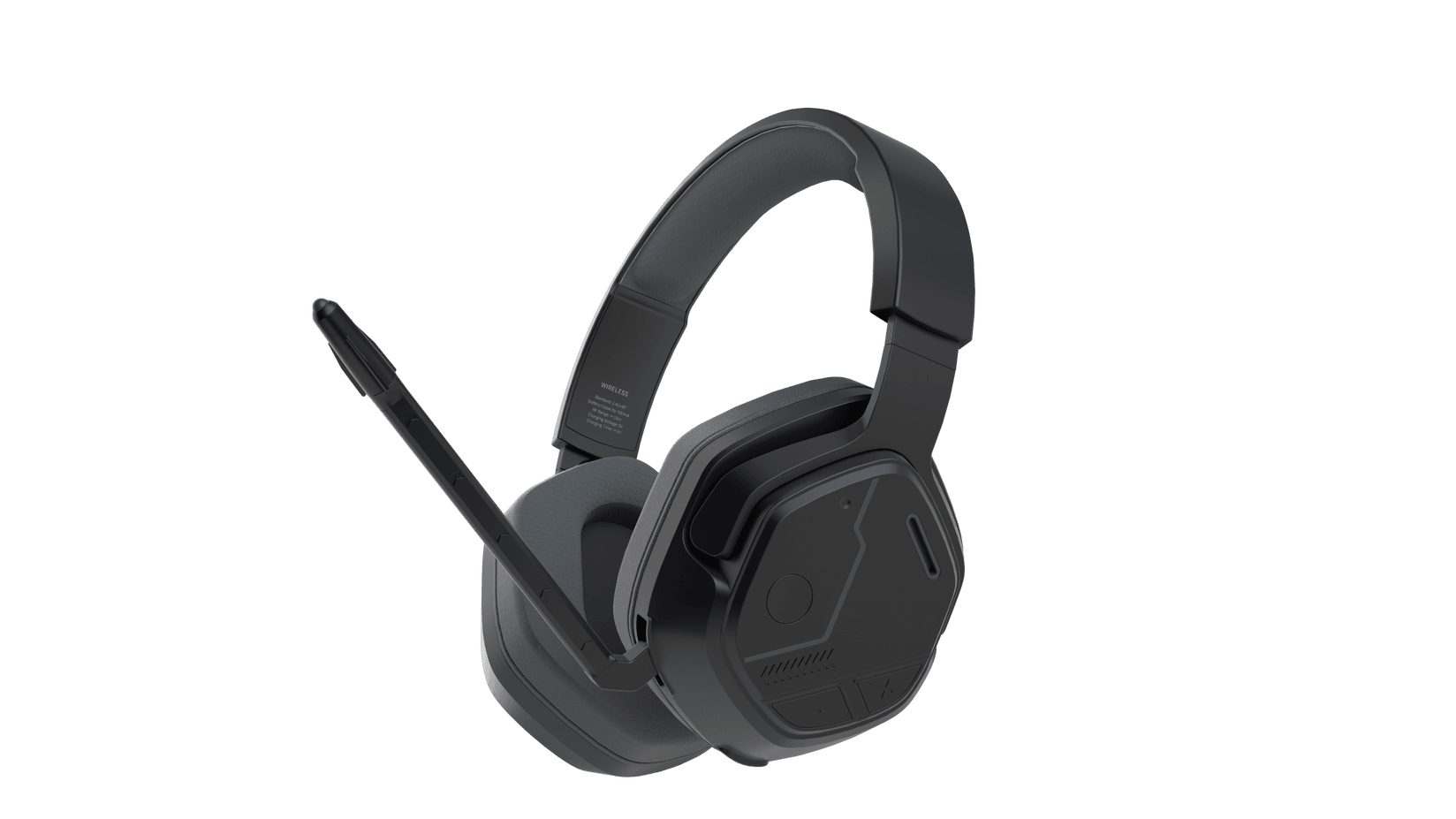 DAREU Bežične gaming slušalice EH755, Crne