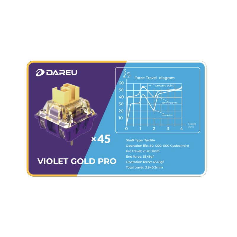 DAREU Svičevi VIOLET GOLD PRO
