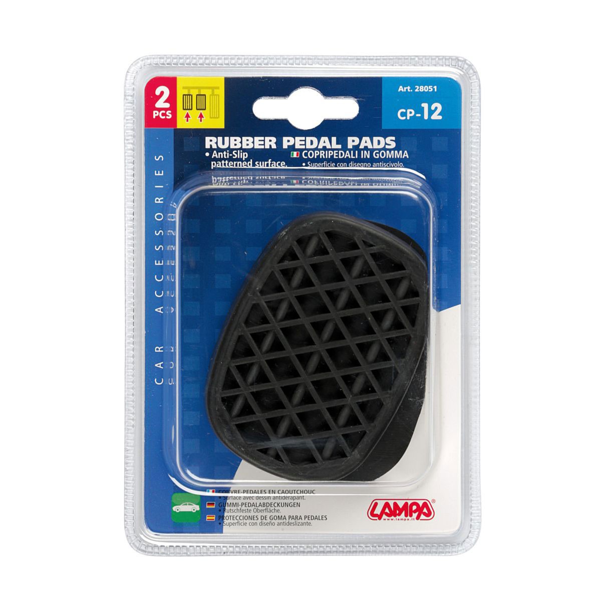 LAMPA ACCESSORIES Guma Za Papučice 2kom Alfa Romeo 147/156/Giulietta,Fiat Bravo/Brava,Marea,Stilo Lavia Delta,Lybra