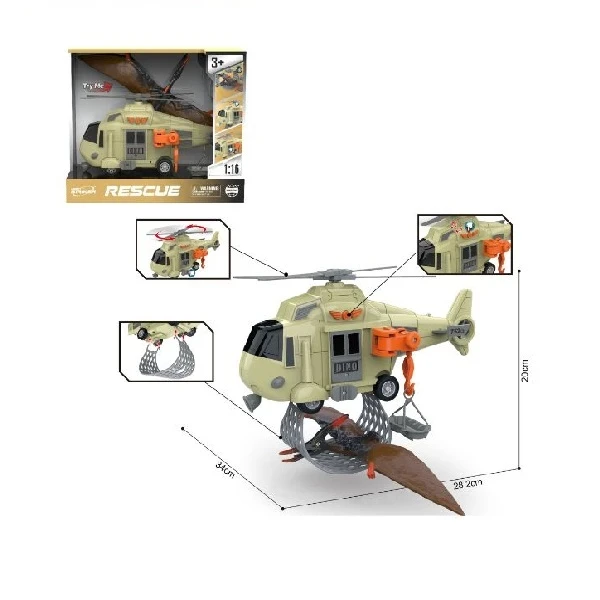 VRABAC Igračka za decu Helikopter sa zvukom 50-71192, Bež
