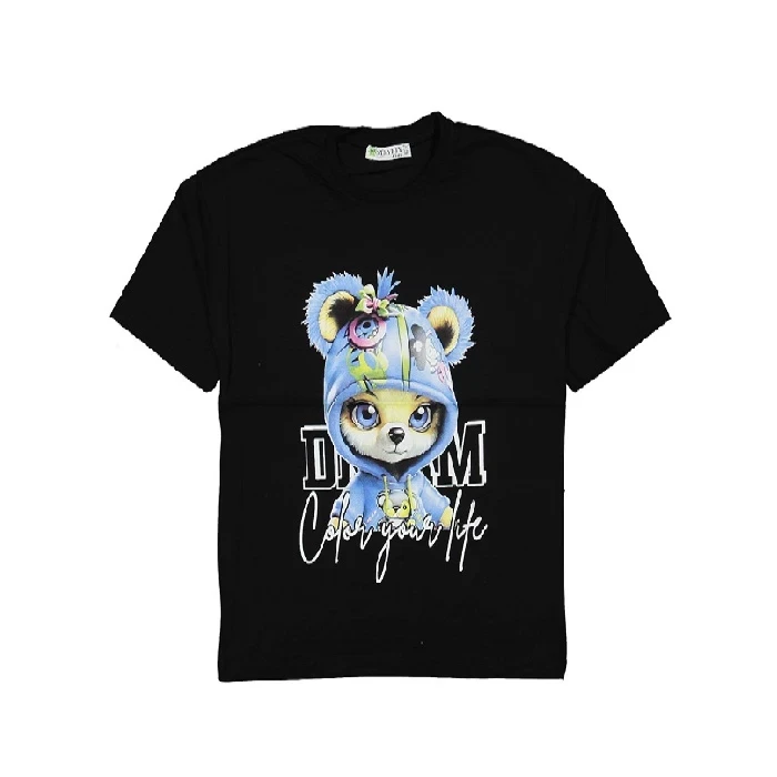 VRABAC Majica za devojčice 120532, Crna