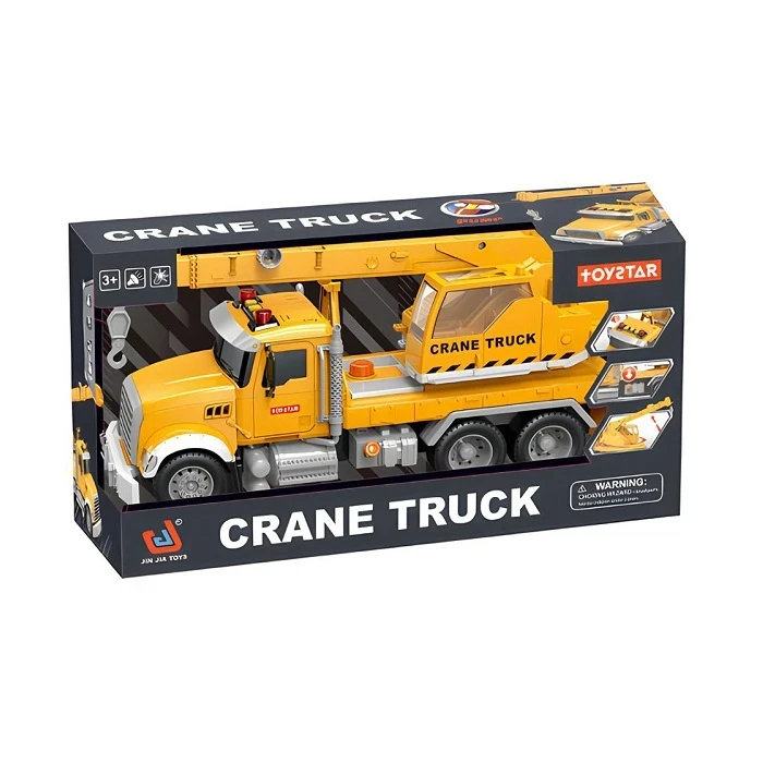 VRABAC Igračka za decu Kamion kran 666-51P, Žuti