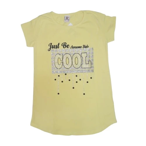 VRABAC Majica za devojčice Cool, Žuta