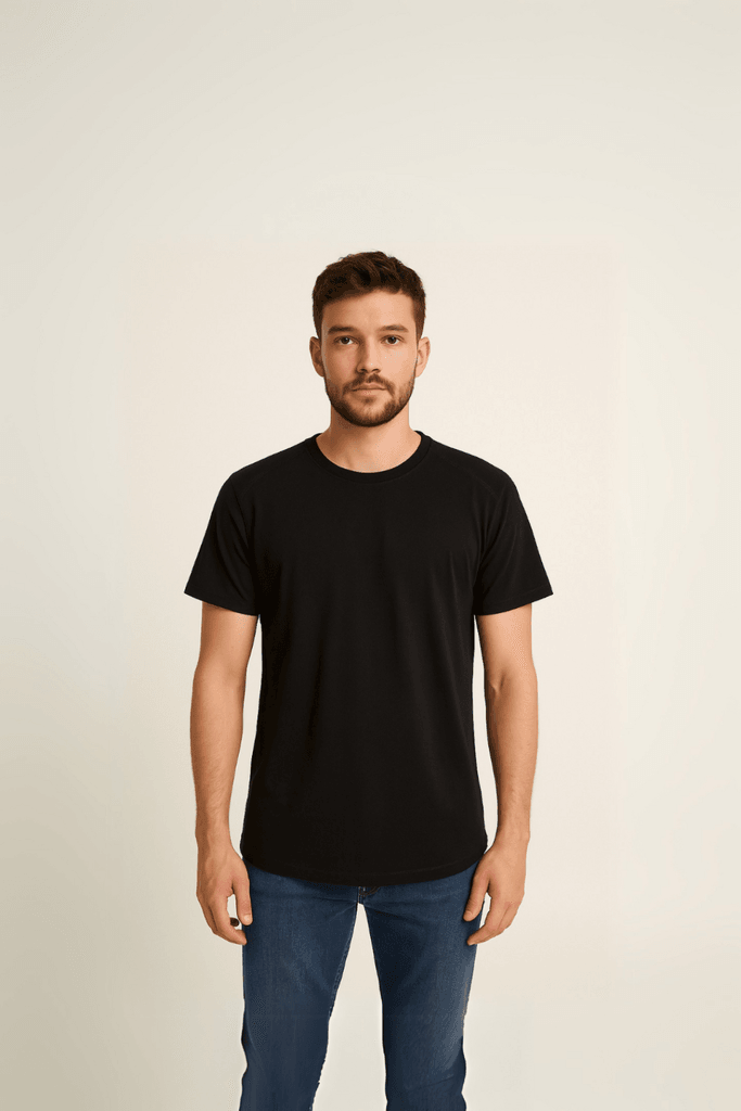 Jack & Jones Muška majica Curved, Crna
