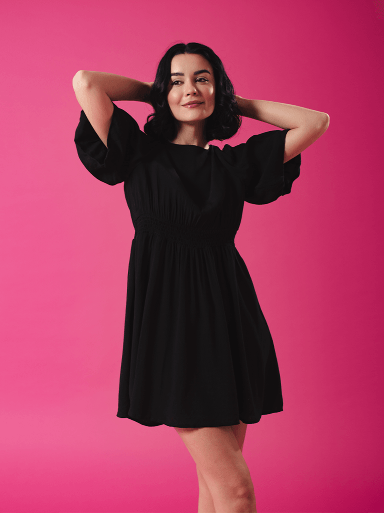 Pieces Ženska haljina Korine, Crna