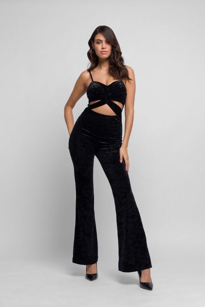 Jaded Rose Ženski kombinezon Jiji, Crni