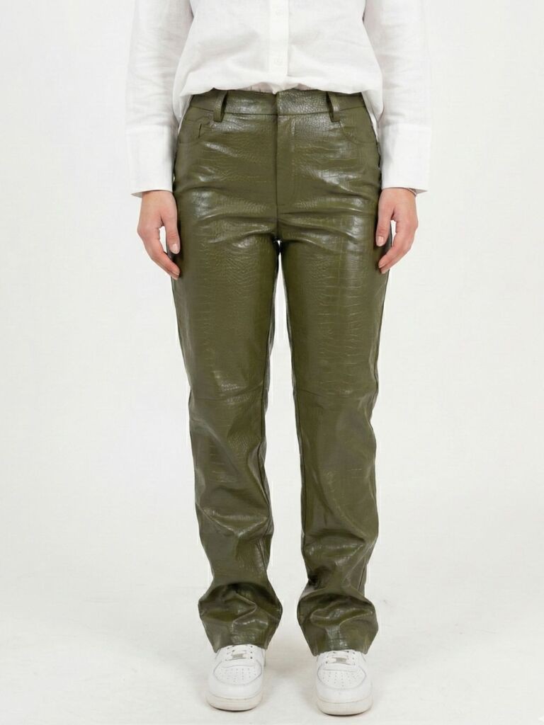 Only Ženske pantalone Kara, Zelene