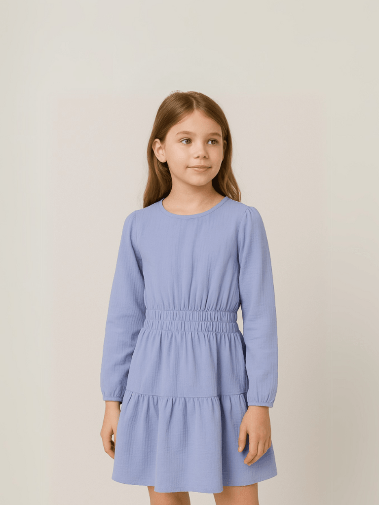 Pieces Haljina za devojčice Joanna, Svetloplava