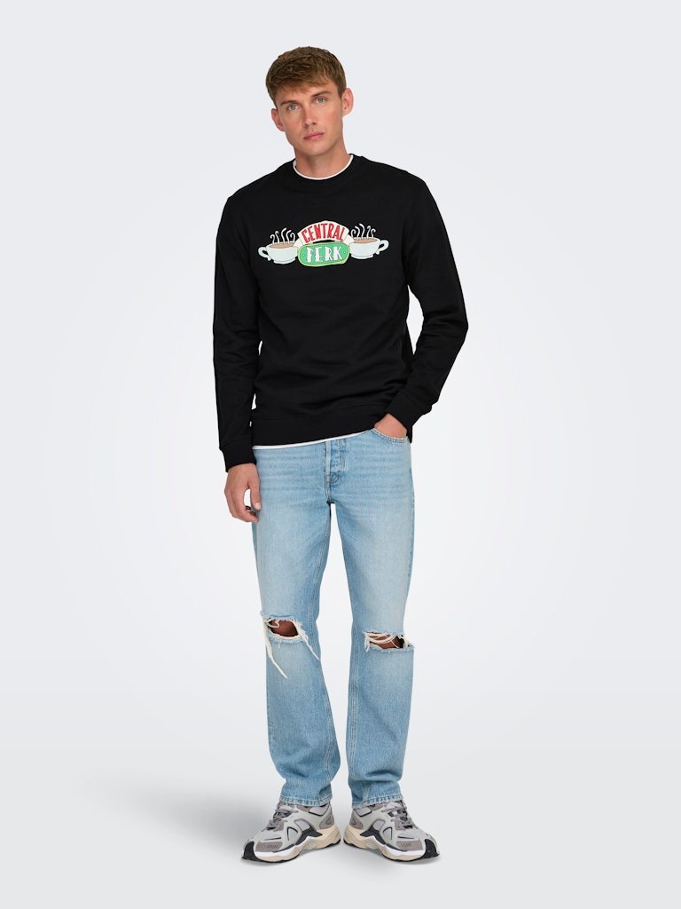 Only Muška dukserica Friends, Crna