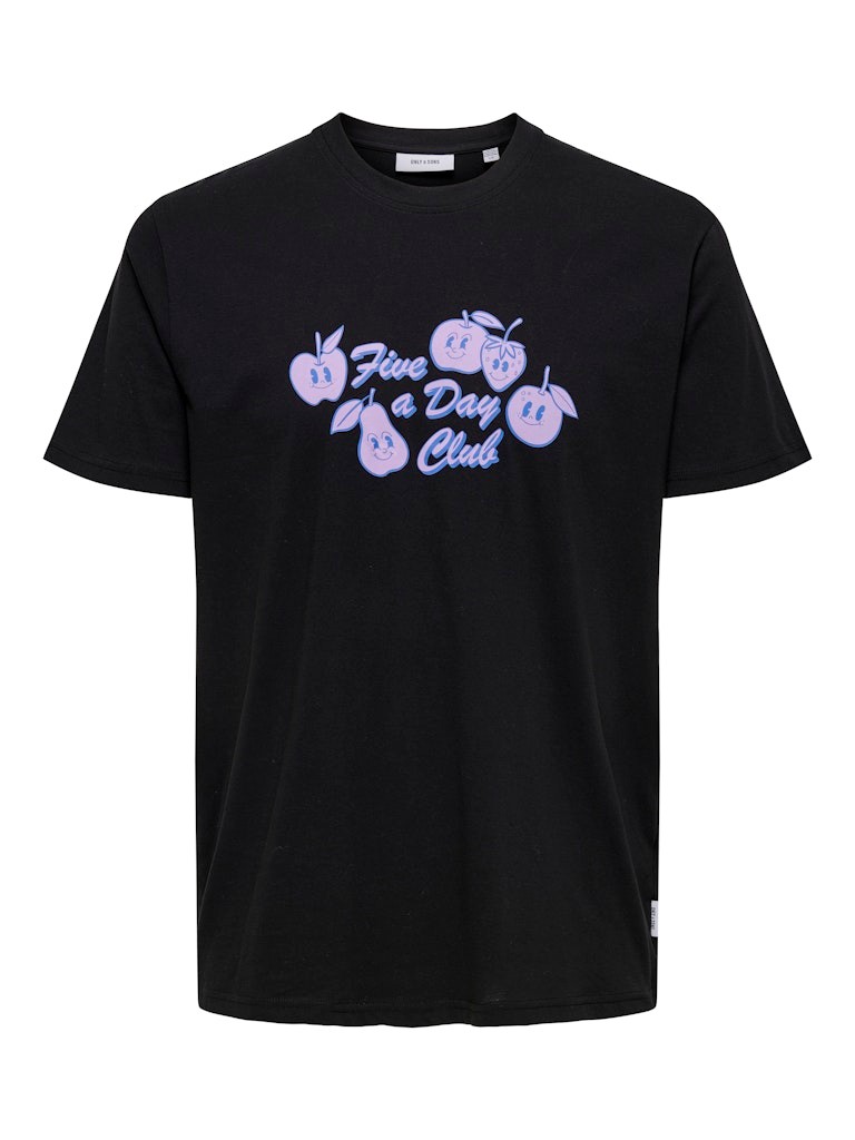 Only Muška majica Bruce, Crna