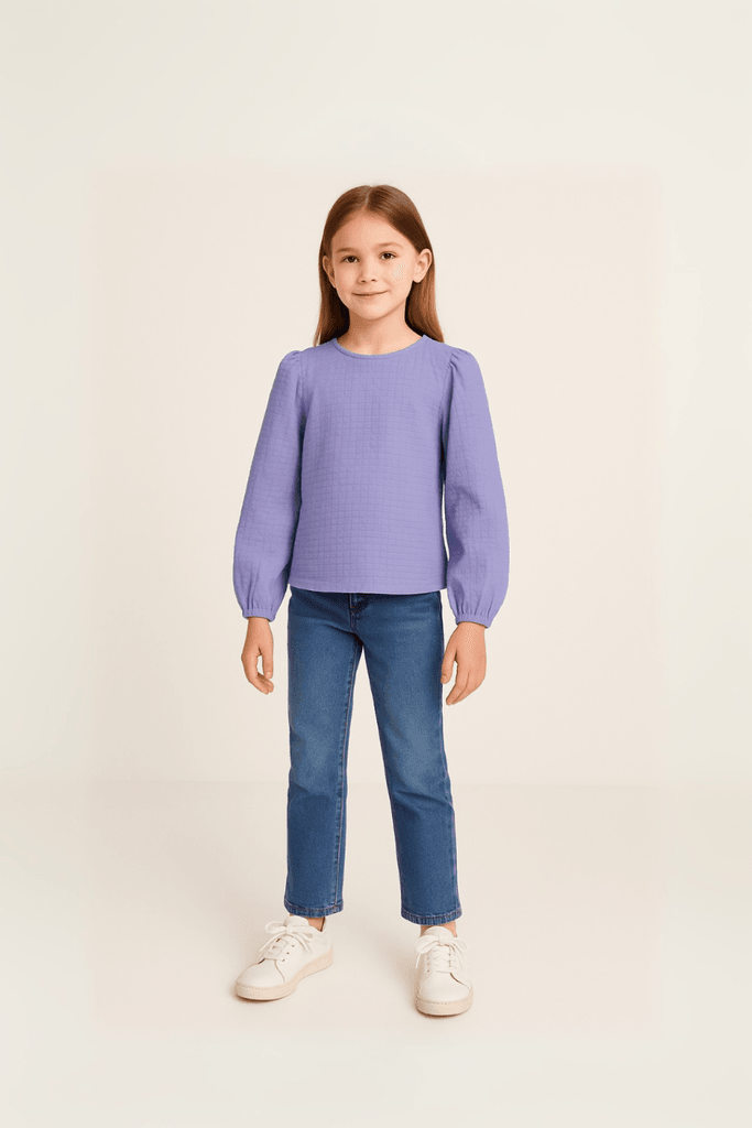 Pieces Majica za devojčice Joanna, Svetloplava