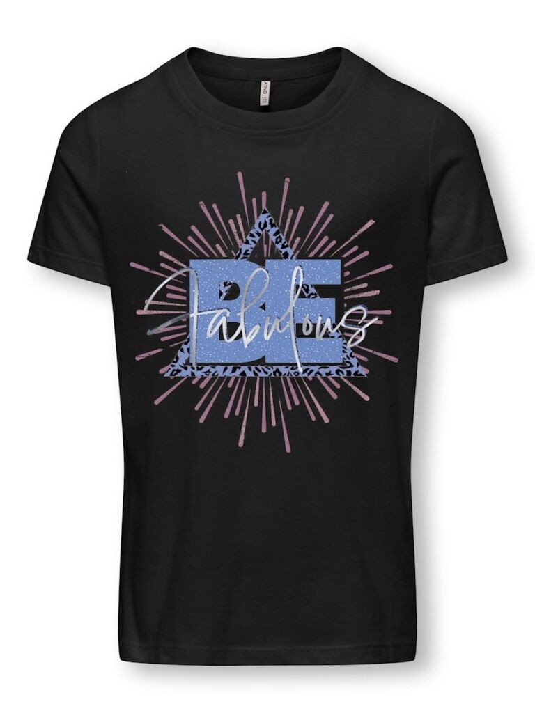 Only Majica za devojčice Layla, Crna