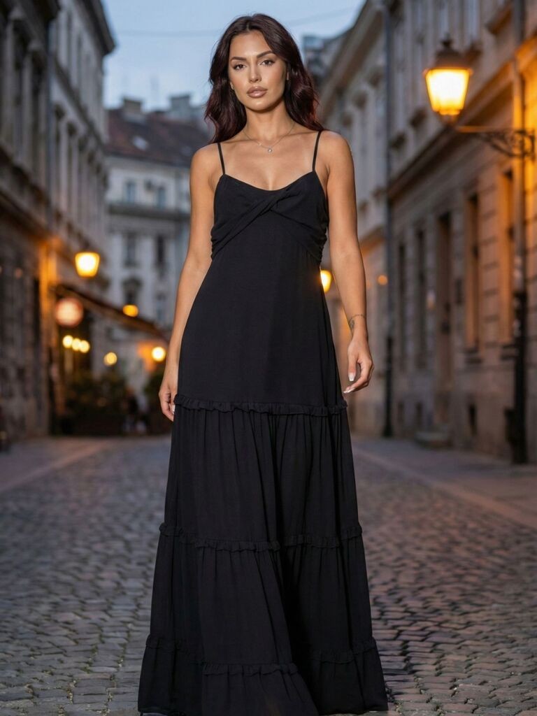 TFNC London Ženska haljina Jessie, Crna