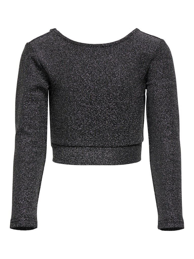 Only Majica za devojčice Vilma, Crna