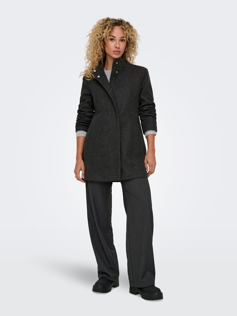 Only Ženski kaput Augusta, Tamnosivi