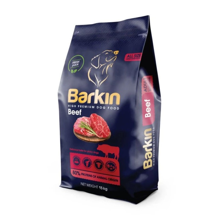 BARKIN Suva hrana za pse High Premium, Govedina, 15kg