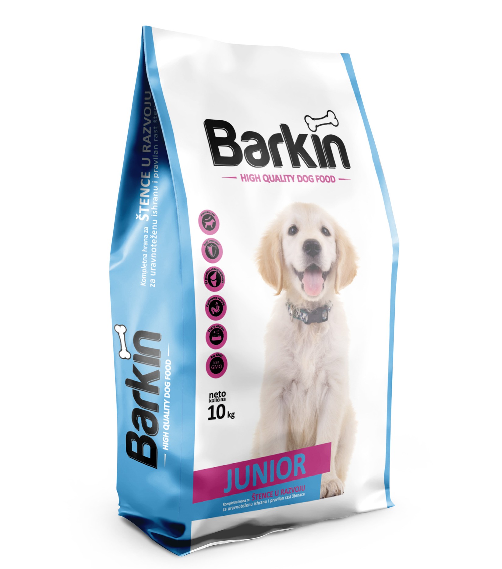 BARKIN Suva hrana za pse Junior, Piletina, 10kg