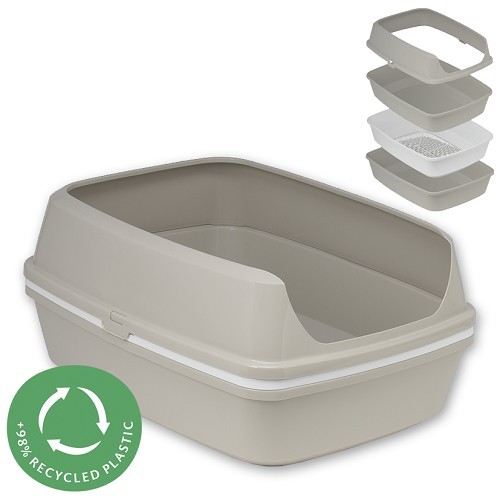 MODERNA Toalet za mačke Lift To Sift, Sivi