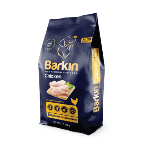 BARKIN Suva hrana za pse High Premium, Piletina, 15kg