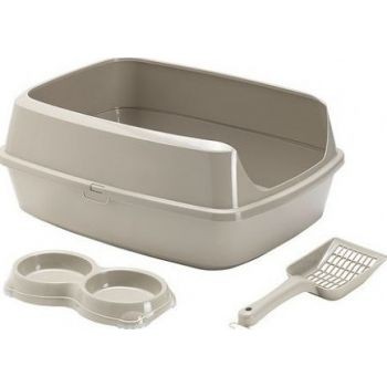 MODERNA Toalet za mačke Starterkit, Sivi