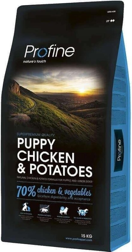 Pro Fine Suva hrana za pse Puppy, Piletina i povrće,15kg
