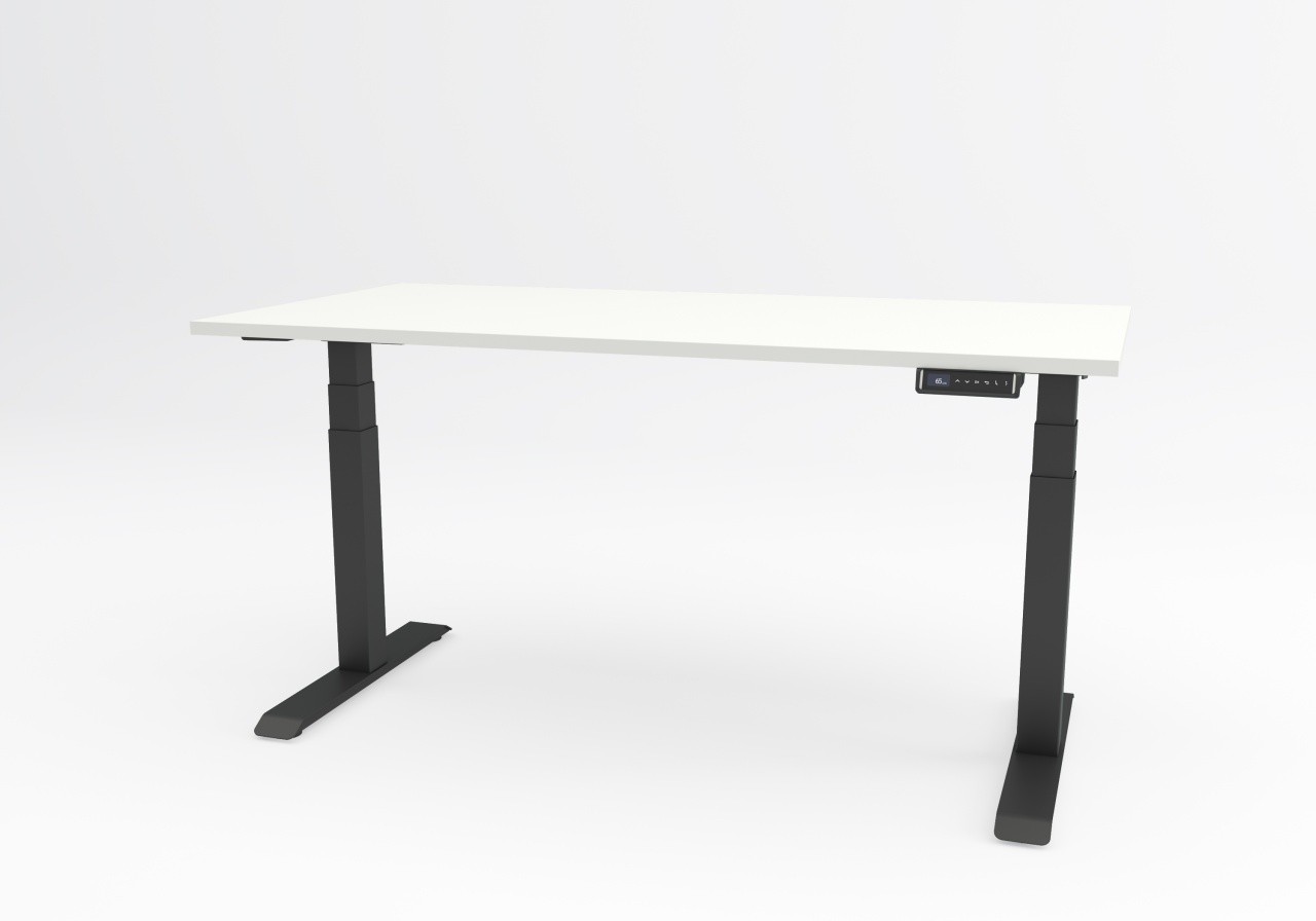 Elektropodesivi sto Ergodynamic A7 Performance, Sa dva motora, 1200 x 600 x 25mm, Beli