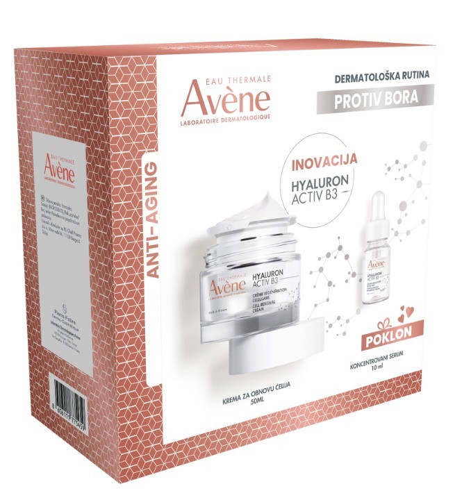 Avene Set Krema za lice 70ml + serum 10ml Hyaluron Activ B3