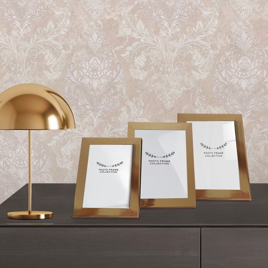 Aberto Design Set ramova za slike 3IAFC1024, 10x15cm, 13x18cm, 15x21cm, 3 komada, Zlatne boje