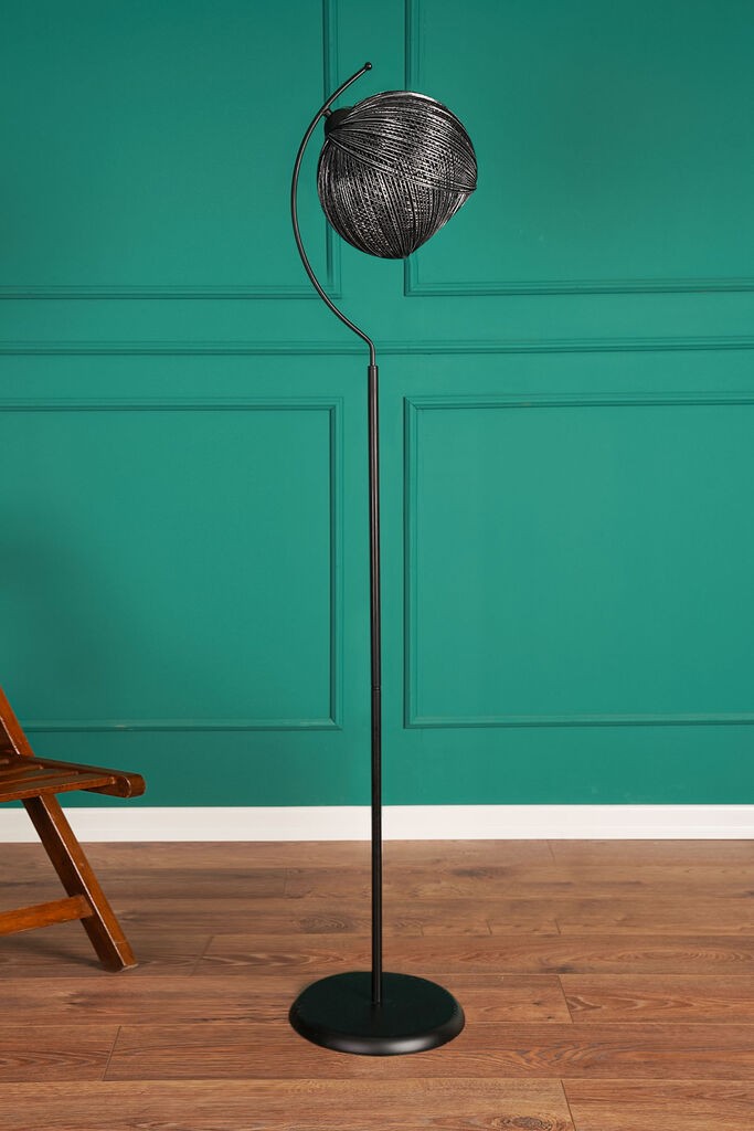 Opviq Podna lampa Povimento, 165 cm, Crna