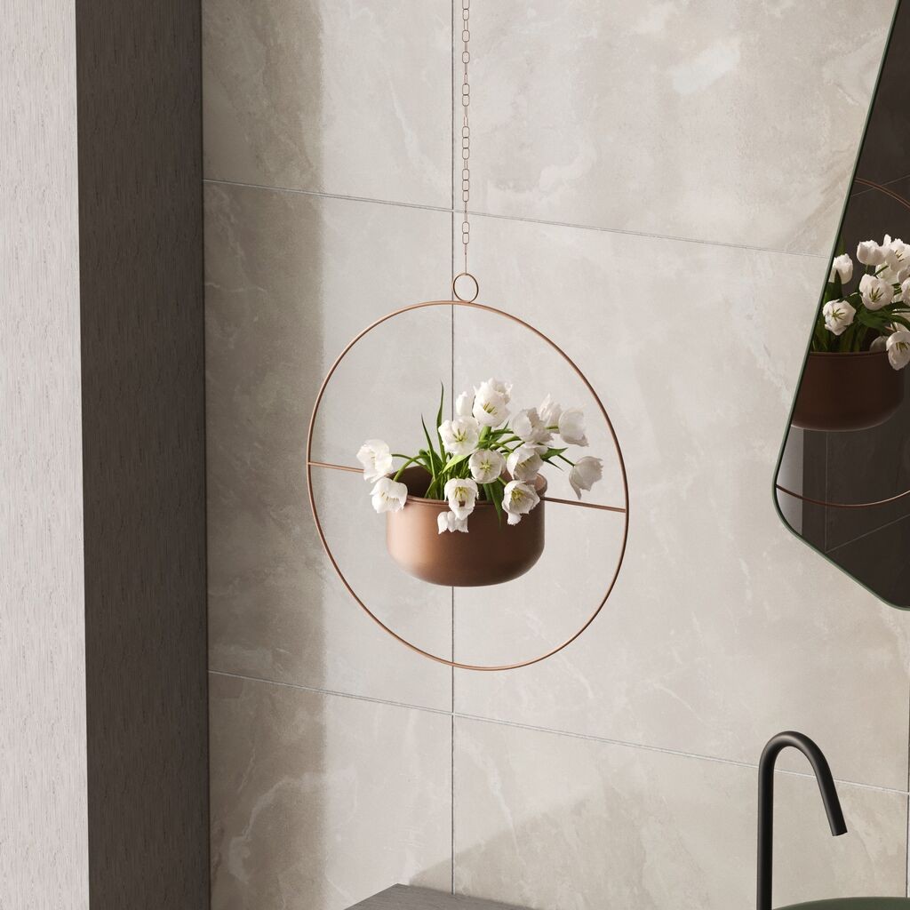 Aberto Design Dekorativna saksija Payanda, 40x40x17 cm, Terakota