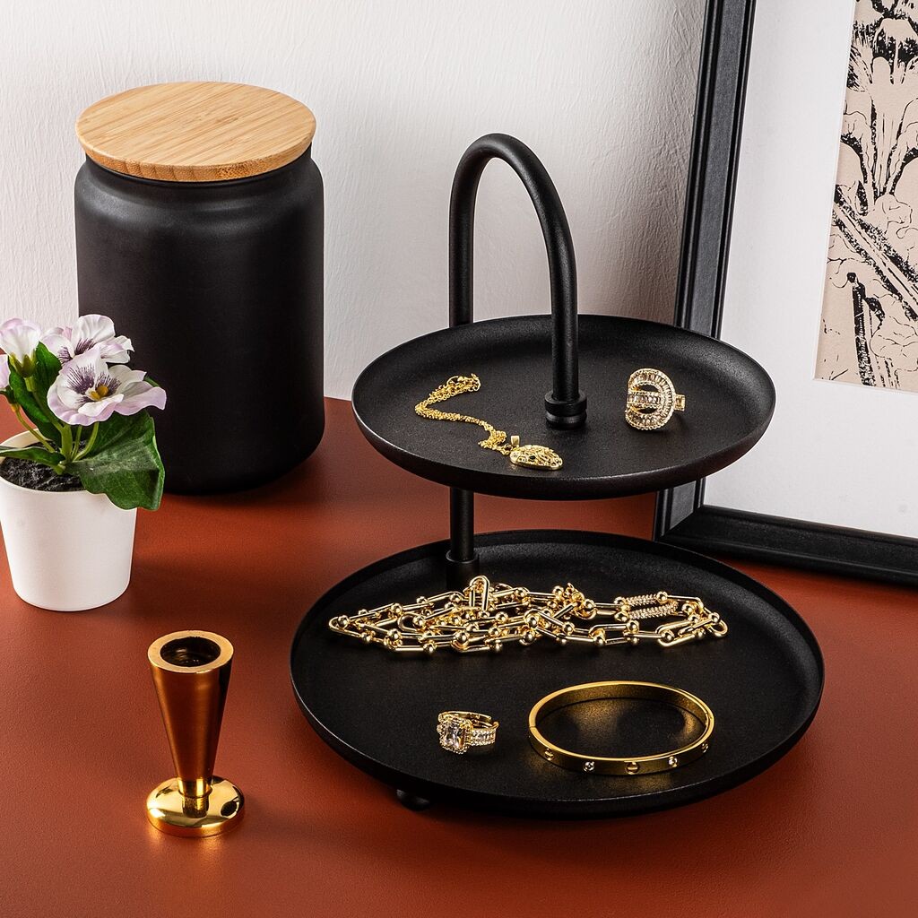 Aberto Design Stalak za nakit 20x21cm, Crni