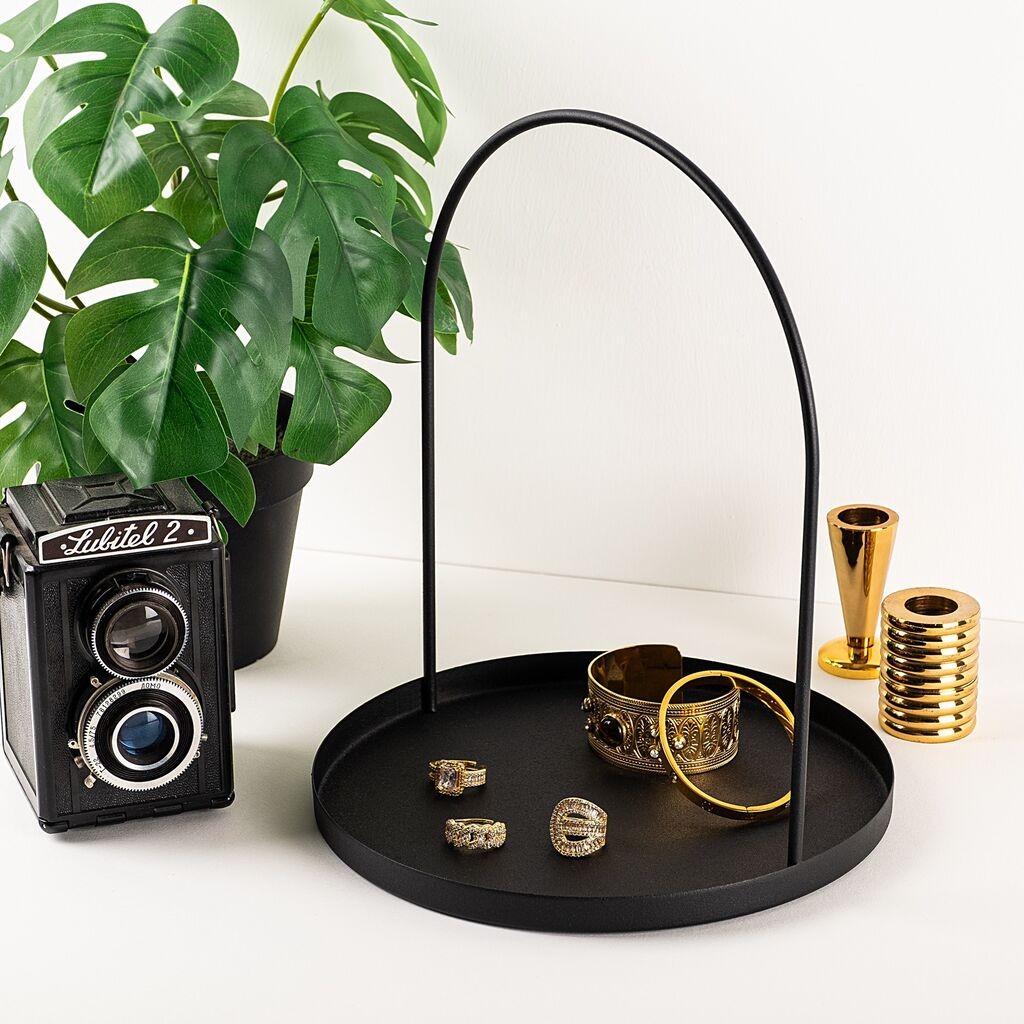 Aberto Design Stalak za nakit 22.5cm, Crni