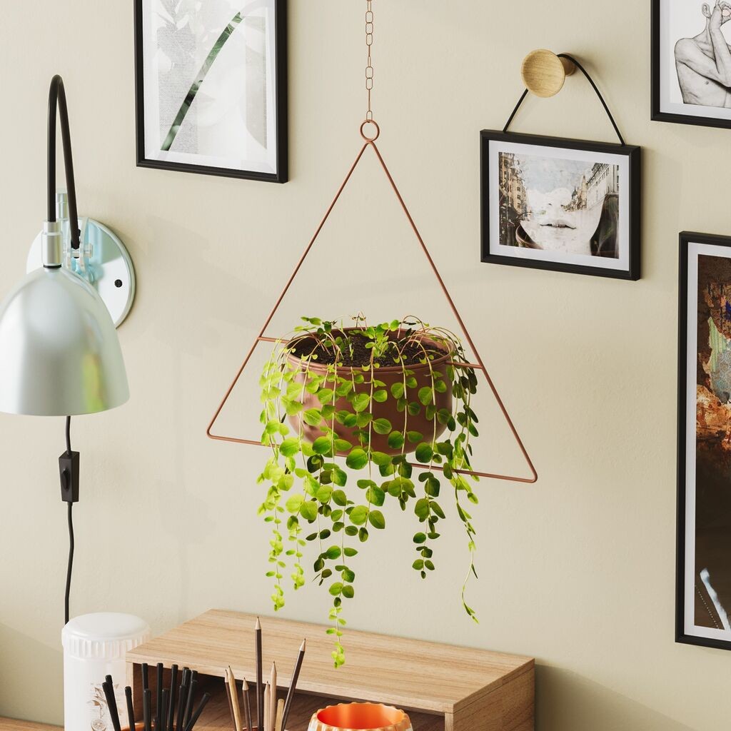 Aberto Design Dekorativna saksija Harpusta, 35x40x17 cm, Terakota