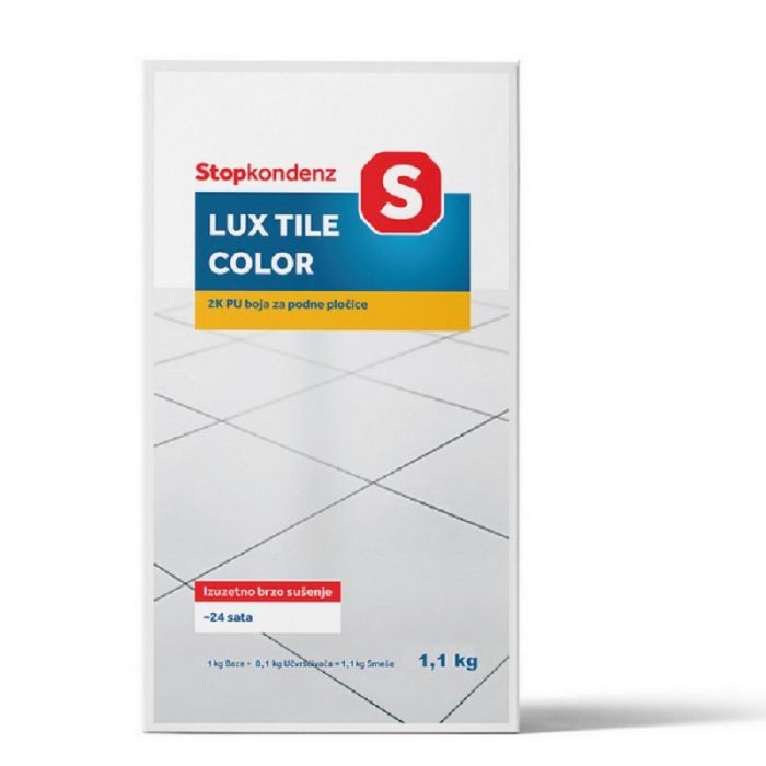 Stop kondenz Boja za podne pločice, 1.1kg, Bela