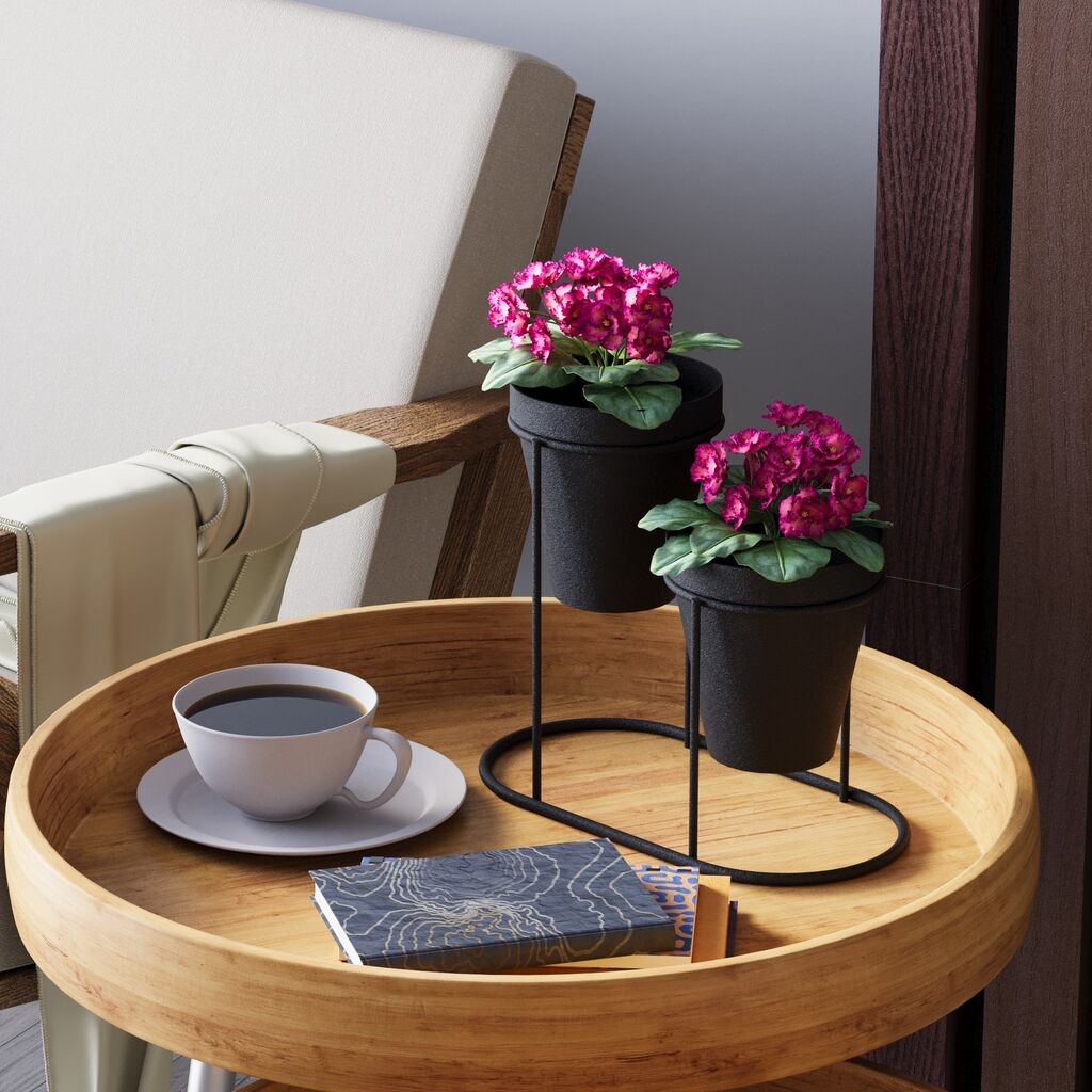 Aberto Design Stona dekoracija 19x16x10 cm, Crna