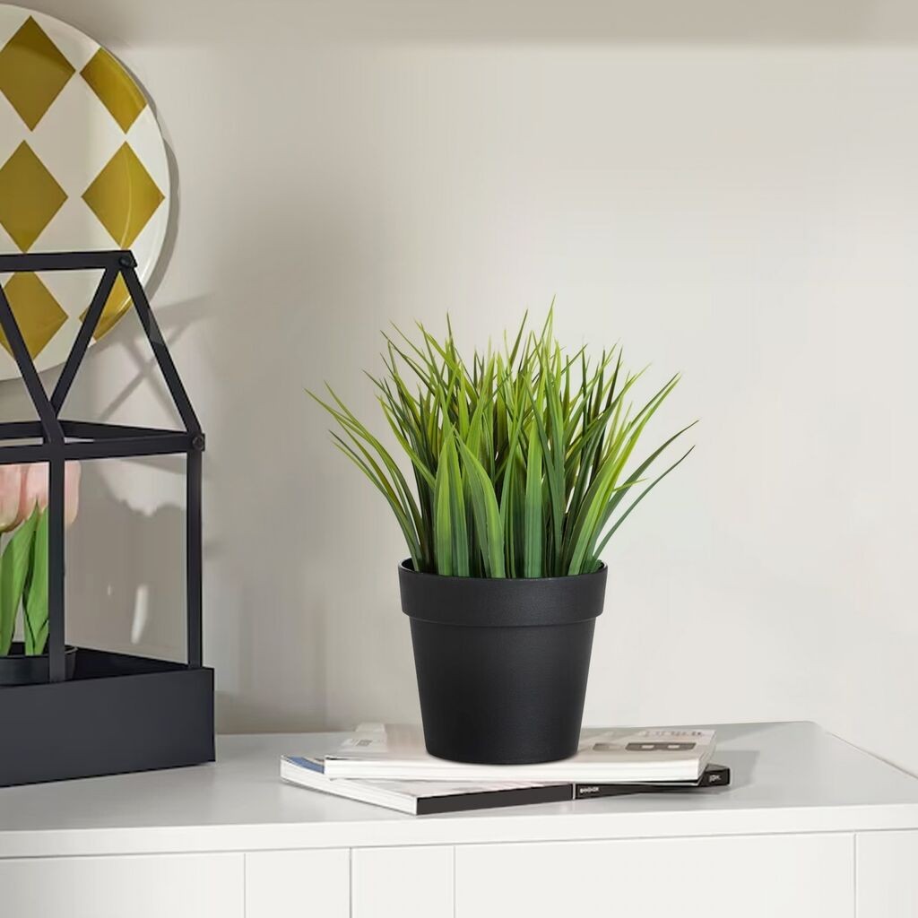 Aberto Design Dekorativna saksija 241348, 21 cm, Crna