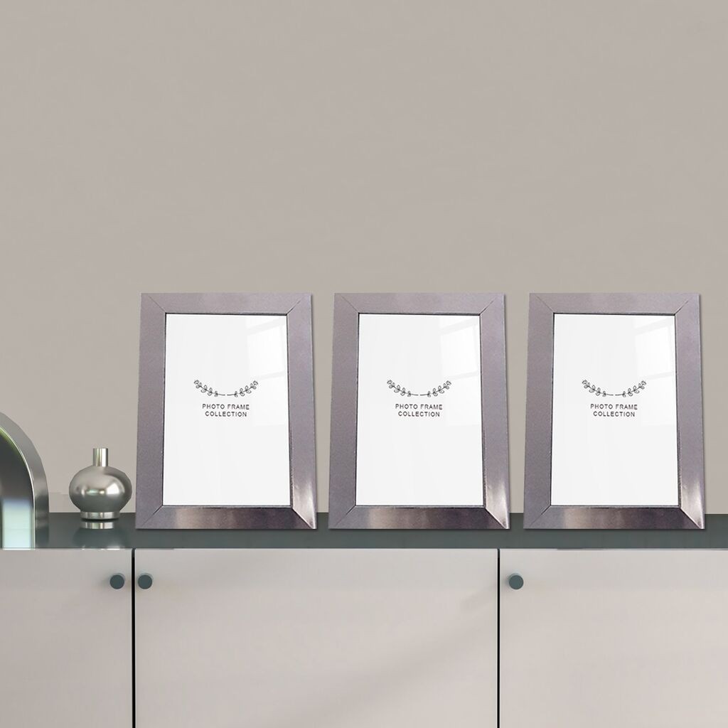 Aberto Design Set ramova za slike 3IGFC1027_1015, 10x15cm, 3 komada, Srebrne boje