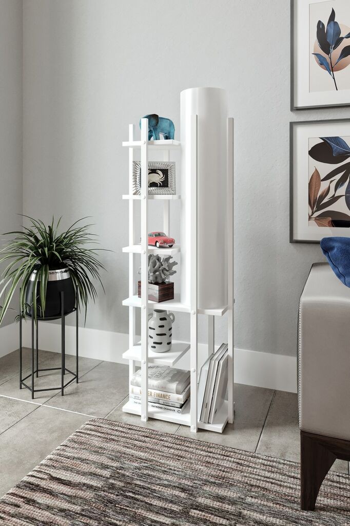 Opviq Podna lampa Moda Dor, 135 cm, E27, Bela