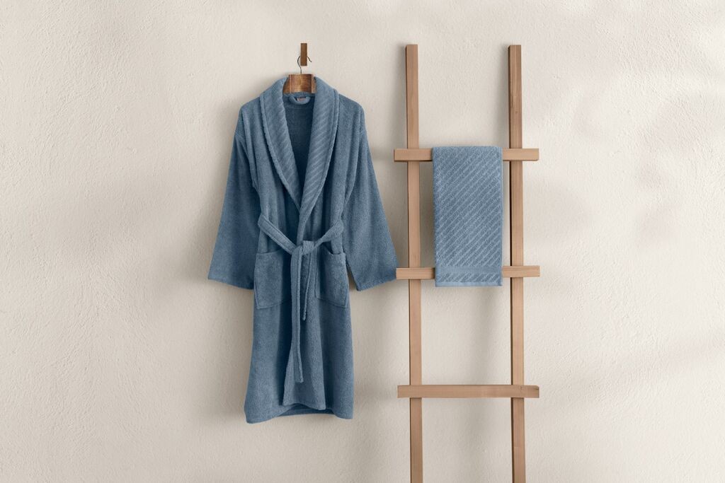 Conceptum Hypnose Set bademantil sa peškirom 1051A-044-1, Plava