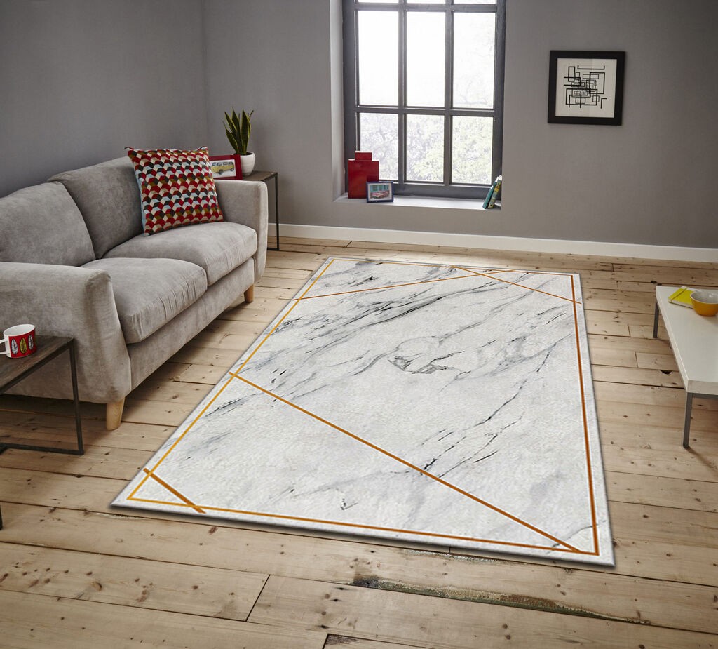 Conceptum Hypnose Tepih Asr Crpt-89, Pravougaoni, 160 x 230 cm, Svetlosivi