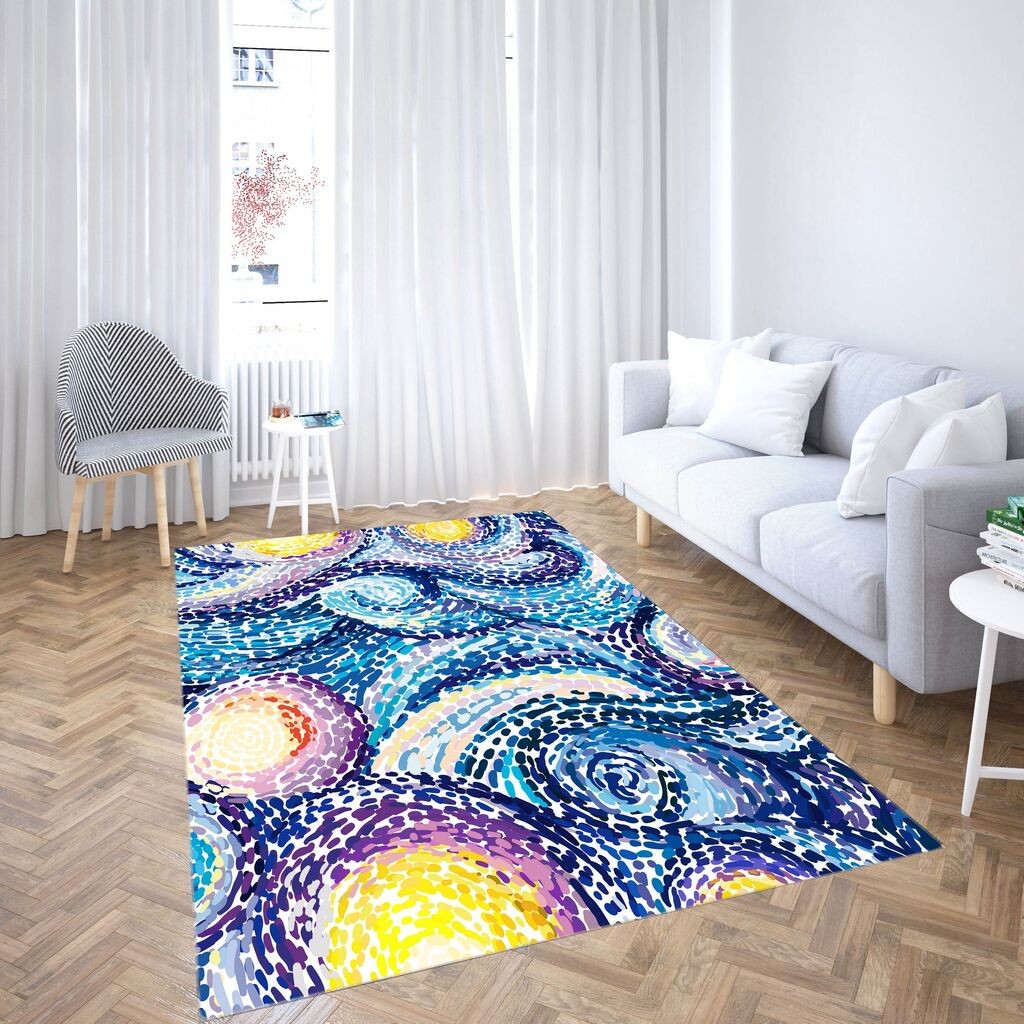 Conceptum Hypnose Tepih CG_219, Pravougaoni, 100 x 140 cm, Šareni
