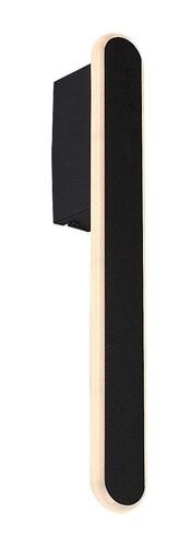Rabalux Zidna lampa Sindri, LED 12W, 750lm, DIP prekidač 3000-4000K, 38cm, Crna