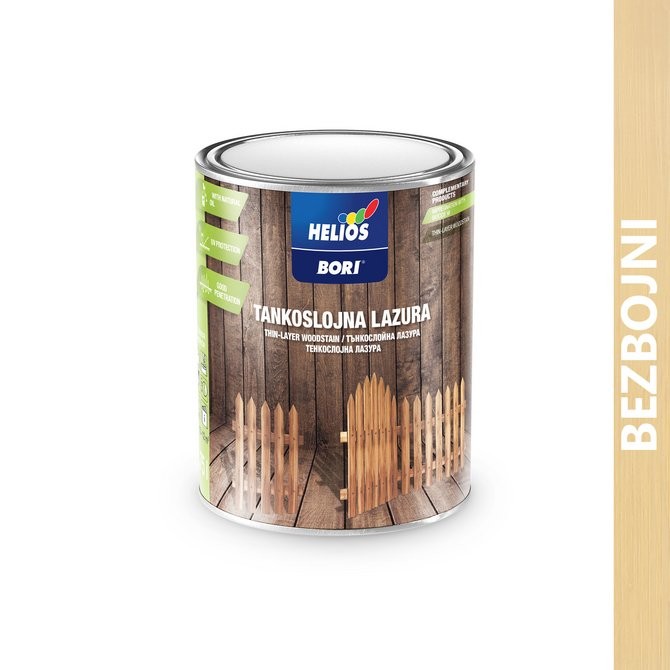 BORI Tankoslojna lazura, 0.75l, Bezbojna