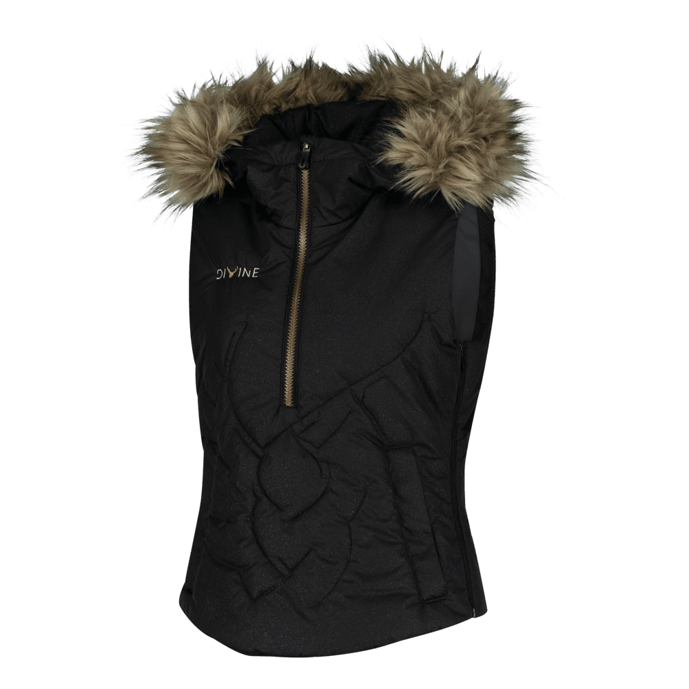 DIVINE Ženski prsluk DINA, Crni