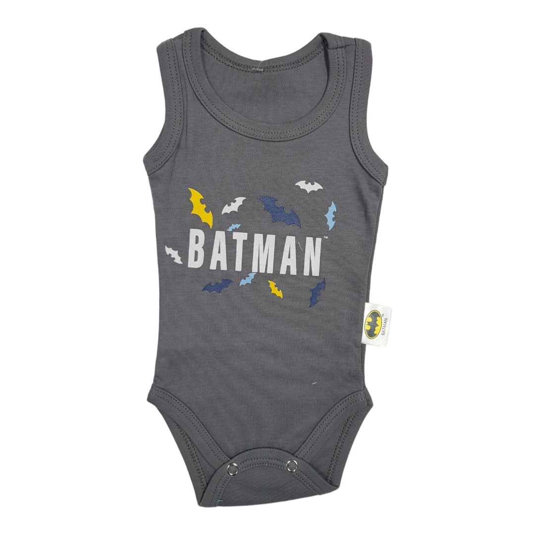 STEFAN Bodi za bebe Batman, Tamnosivi