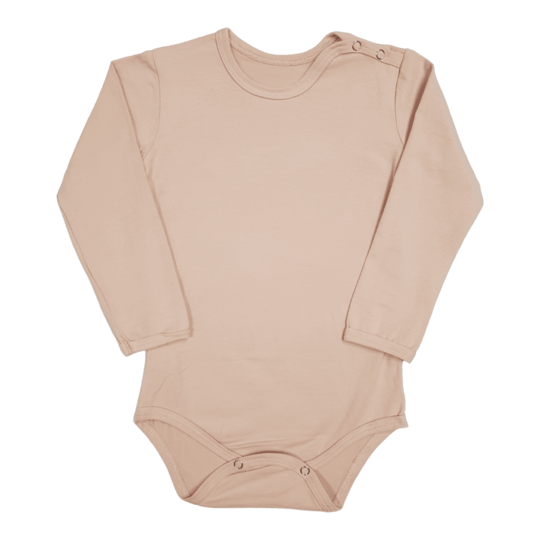 BUNNY BOO Bodi za bebe dugih rukava, Roze