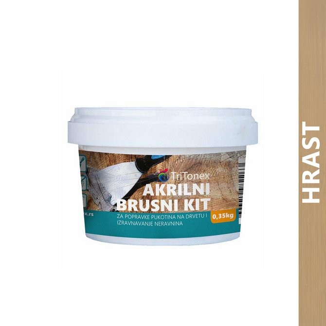 TRITONEX Akrilni brusni kit, 0.35kg, Hrast