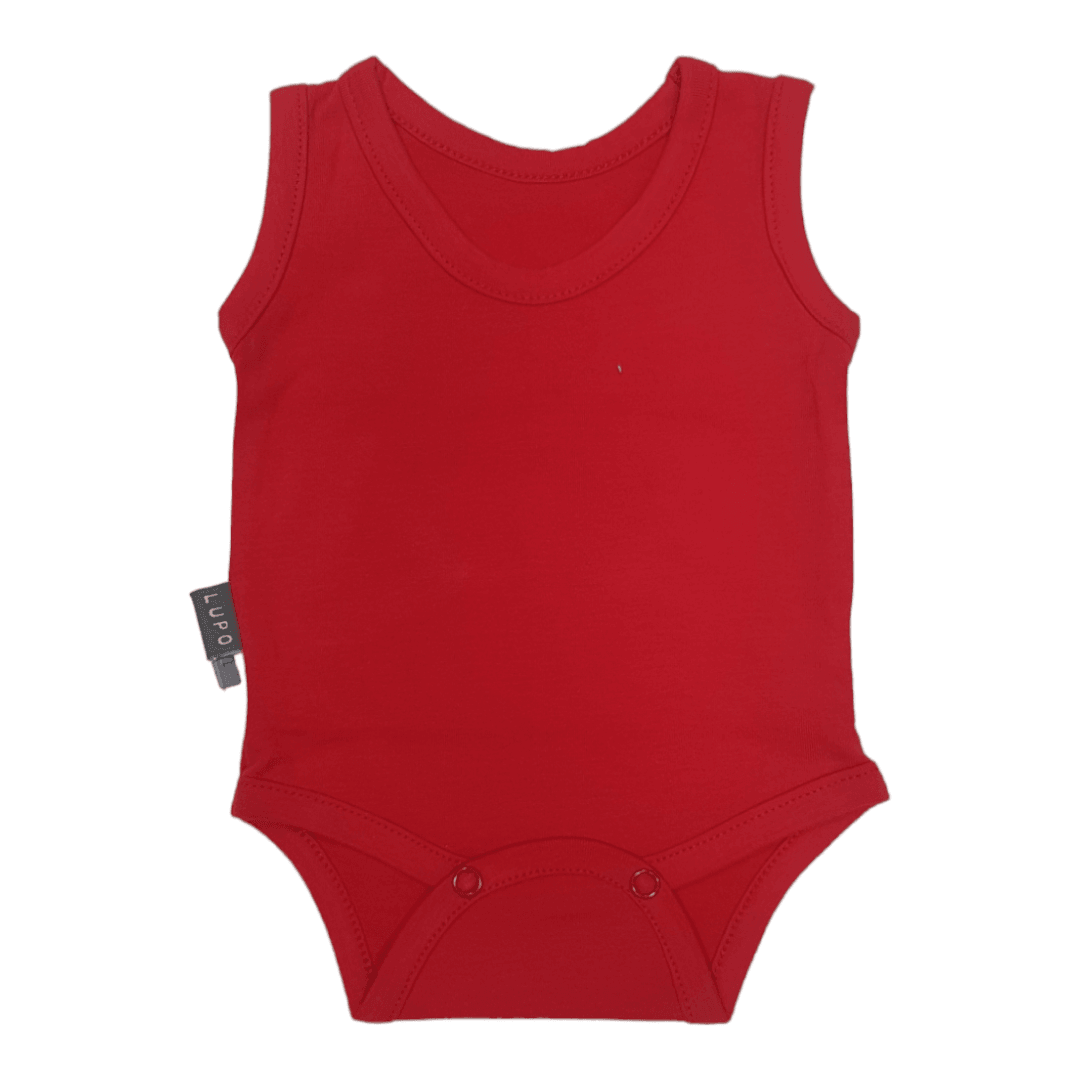 LUPO BAMBINO Bodi za bebe, Crveni