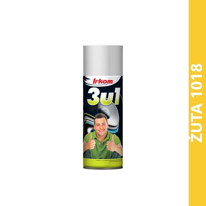IRKOM 3u1 Sprej, 1018, Žuti