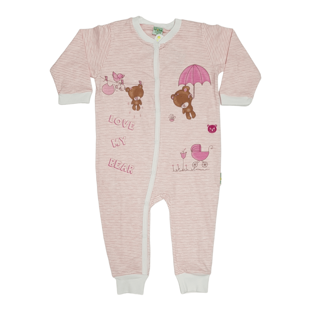 IVONA Zeka bez stopala za bebe Meda, Roze